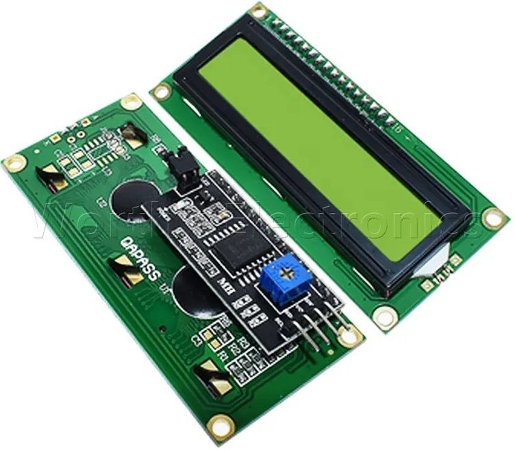 LCD16x2 Display Screen Module 16X2 Character Serial Blue Backlight LCD Module Display Lights Electronic Hobby Kit-image-1