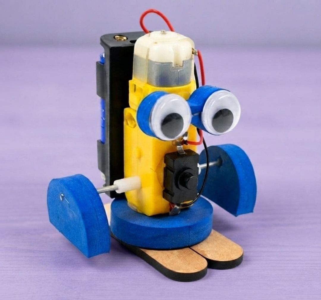 erhindia DIY STEM Science Project Robot Toy Motor Powered Working Model Experiment Kit Educational Electronic Hobby Kit-picture-22