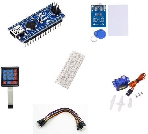 Ardiuno Nano Secure Door Access System Kit Electronic Components Electronic Hobby Kit-image-41