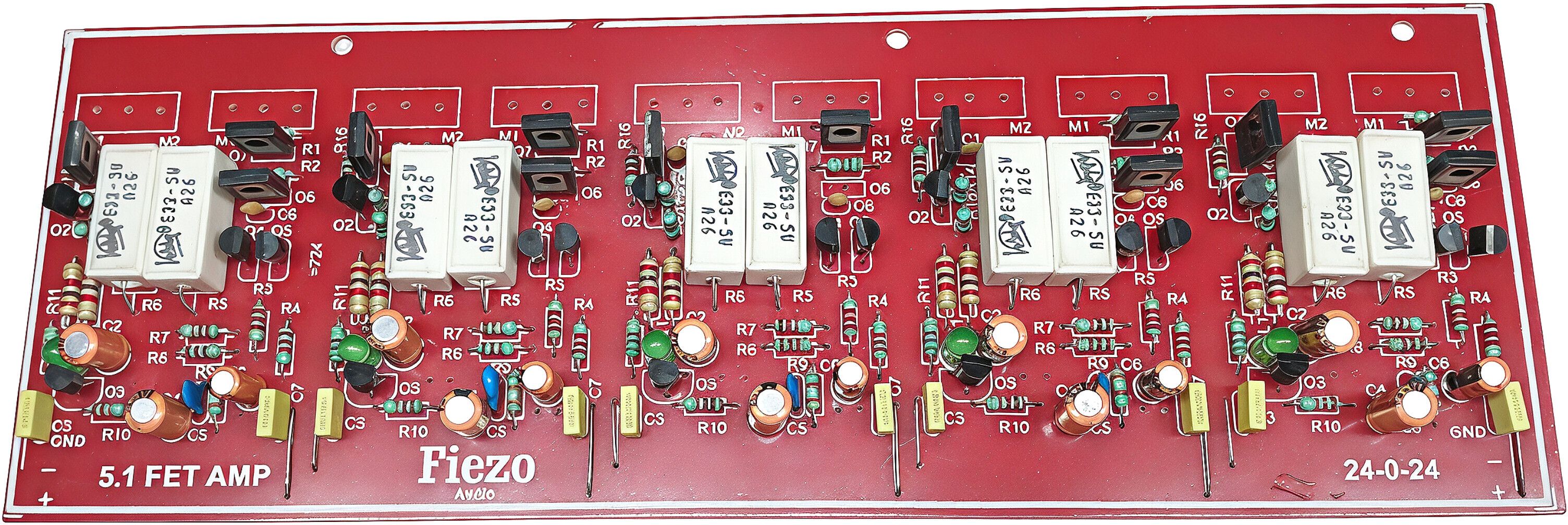 5.1 AMPLIFIER PCB BOARD ( 5 CHANNEL AMPLIFIER PCB BOARD ) Electronic Components Electronic Hobby Kit-image-7