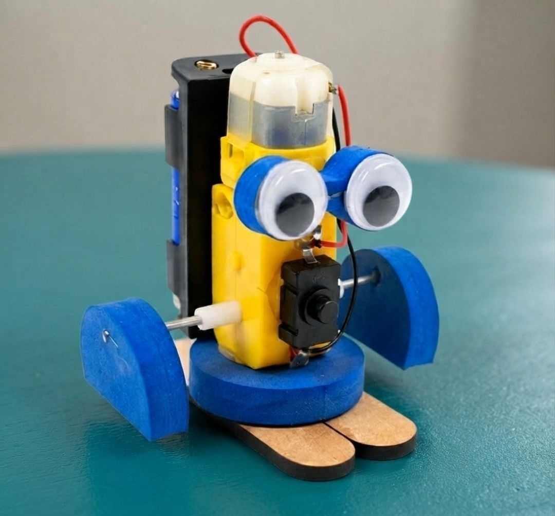 erhindia DIY STEM Robot Toy Science Project Working Model Motor Powered Experiment Kit Educational Electronic Hobby Kit-picture-25