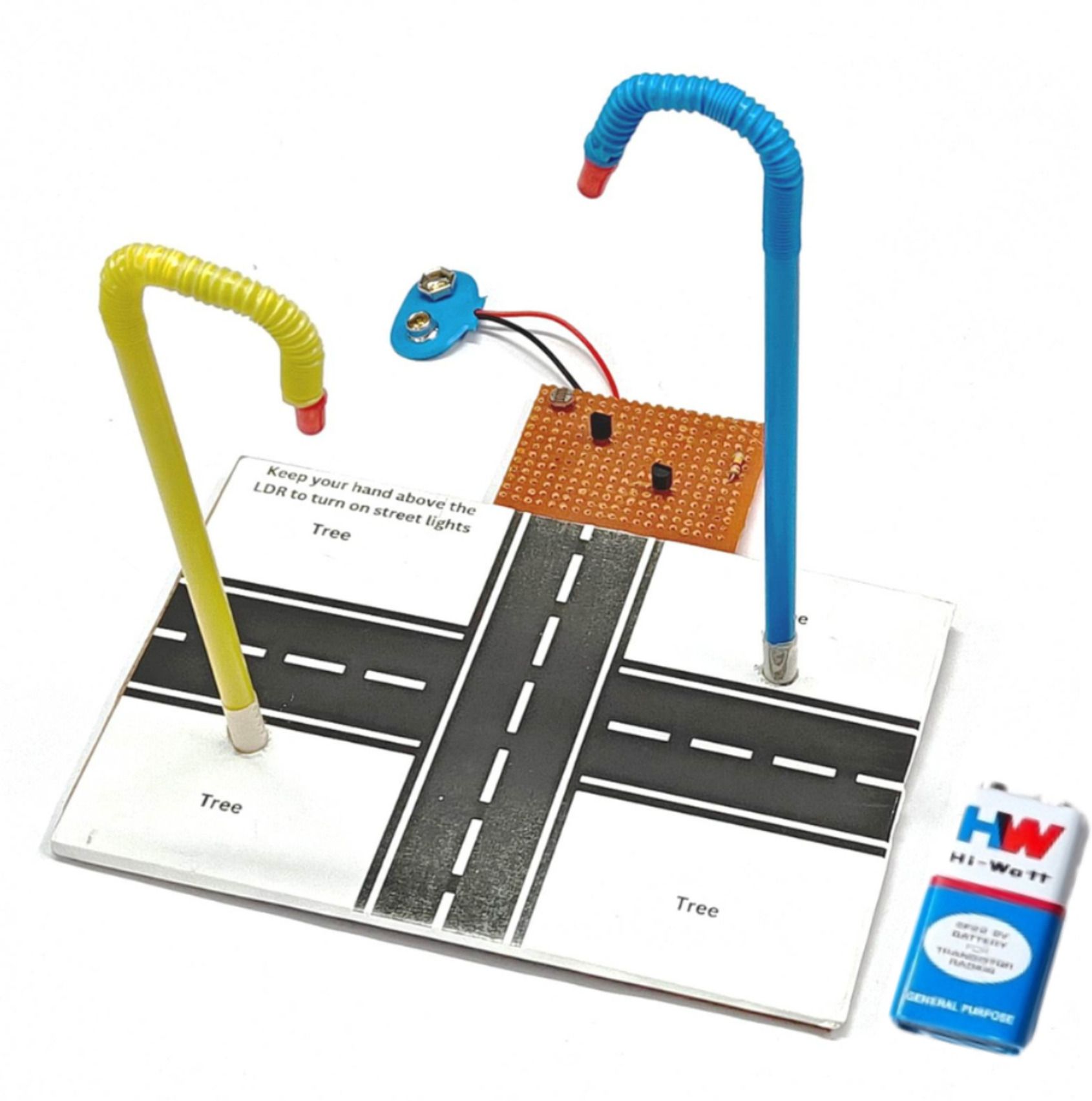 esptronics Automatic Street Light Science Working Model Project Kit for class 12 Students Electronic Components Electronic Hobby Kit-picture-34