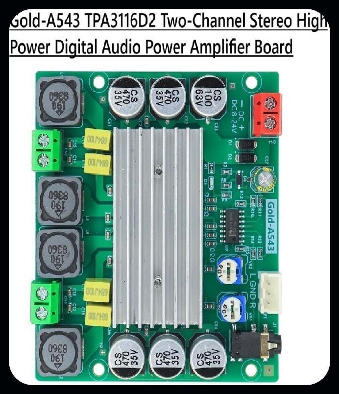 pro Gold-A543 12-26V 120W Dual Channel Ampl -EHK2241PR Electronic Components Electronic Hobby Kit-picture-6