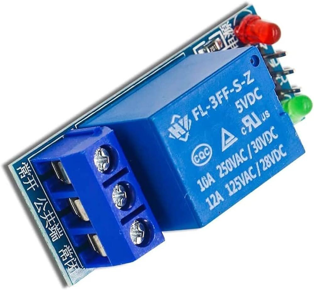 elecsynergy 1 Channel 5v 10A Relay Control Module without Optocoupler High Low Level Trigger Electronic Components Electronic Hobby Kit image 1