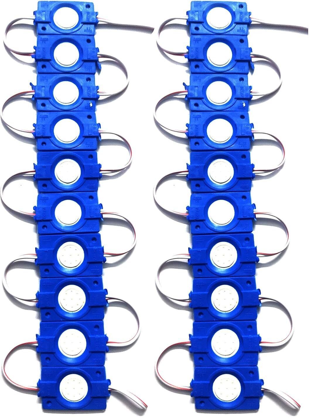 20 Pc Coin Led Module Light For Bikes Scooters Cars EV Etc ( 12 Volt Blue ) Car Fancy Lights-image-49