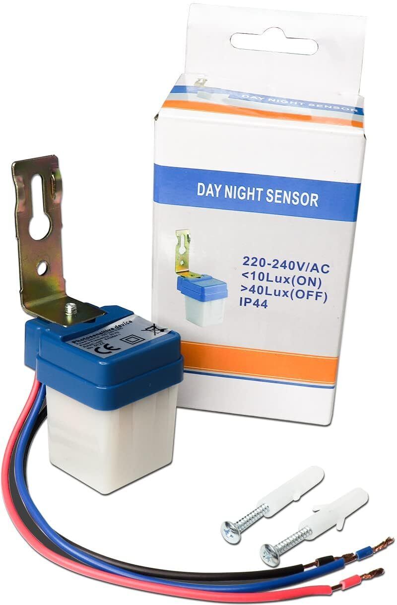 SYMFONIA 220 Volt Auto Day/Night On-Off Photocell Sensor Switch Pack of 1 Smart Switch-image-24