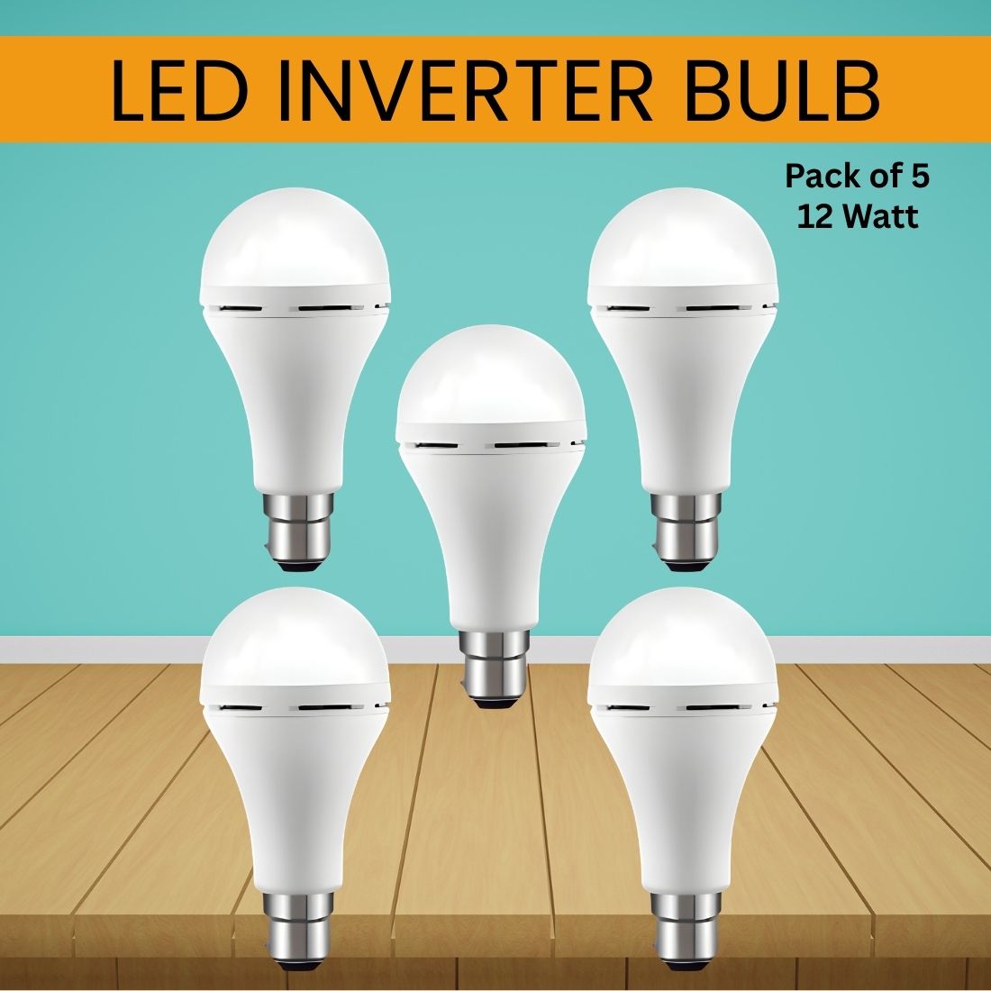 frony 12W Emergency Inverter LED Bulb & Rechargeable Emergency Led Bulb For HomeWV347 4 hrs Bulb Emergency Light-picture-2