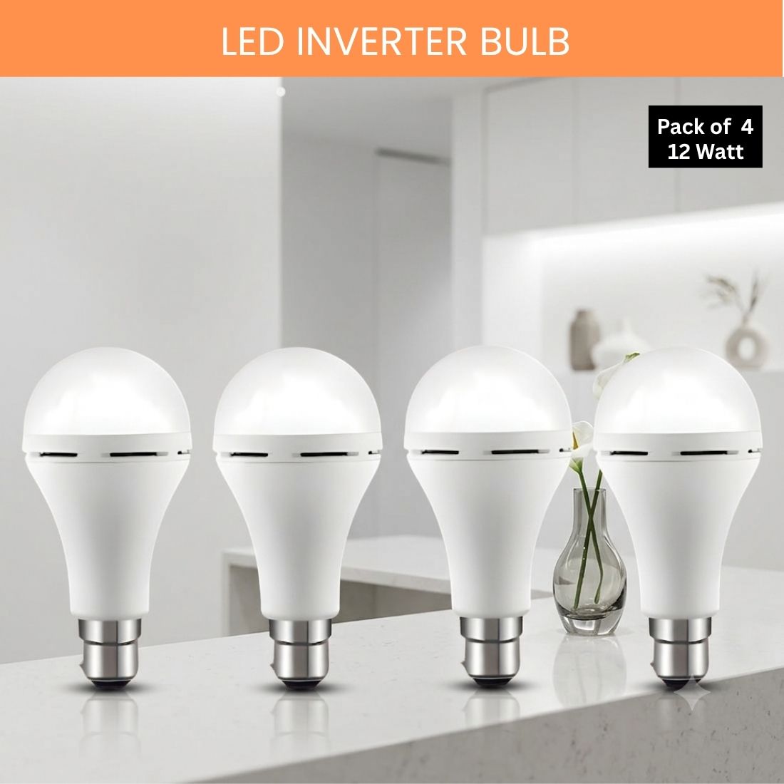 frony Rechargeable Emergency LED Bulb, Power Cut Backup Light For Home Pack of-4 KT294 4 hrs Bulb Emergency Light-picture-37