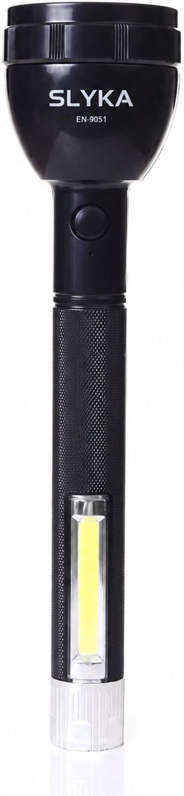 Rechargeable LED Emergency Torch with COB Side Light | Long Range | Portable 8 hrs Torch Emergency Light-image-3