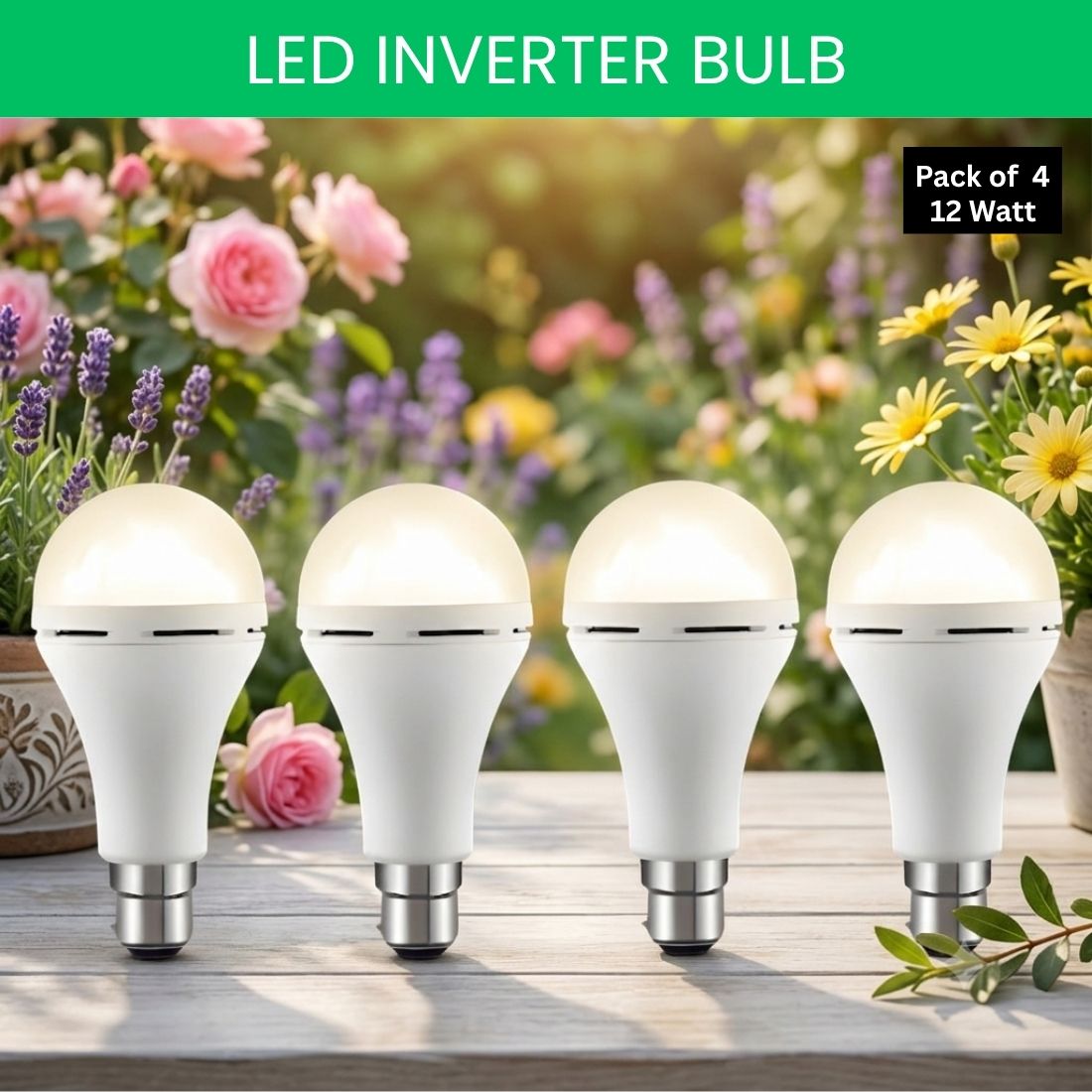 guggu Rechargeable Emergency LED Bulb, Power Cut Backup Light For Home Pack of-4 KI446 4 hrs Bulb Emergency Light-picture-31