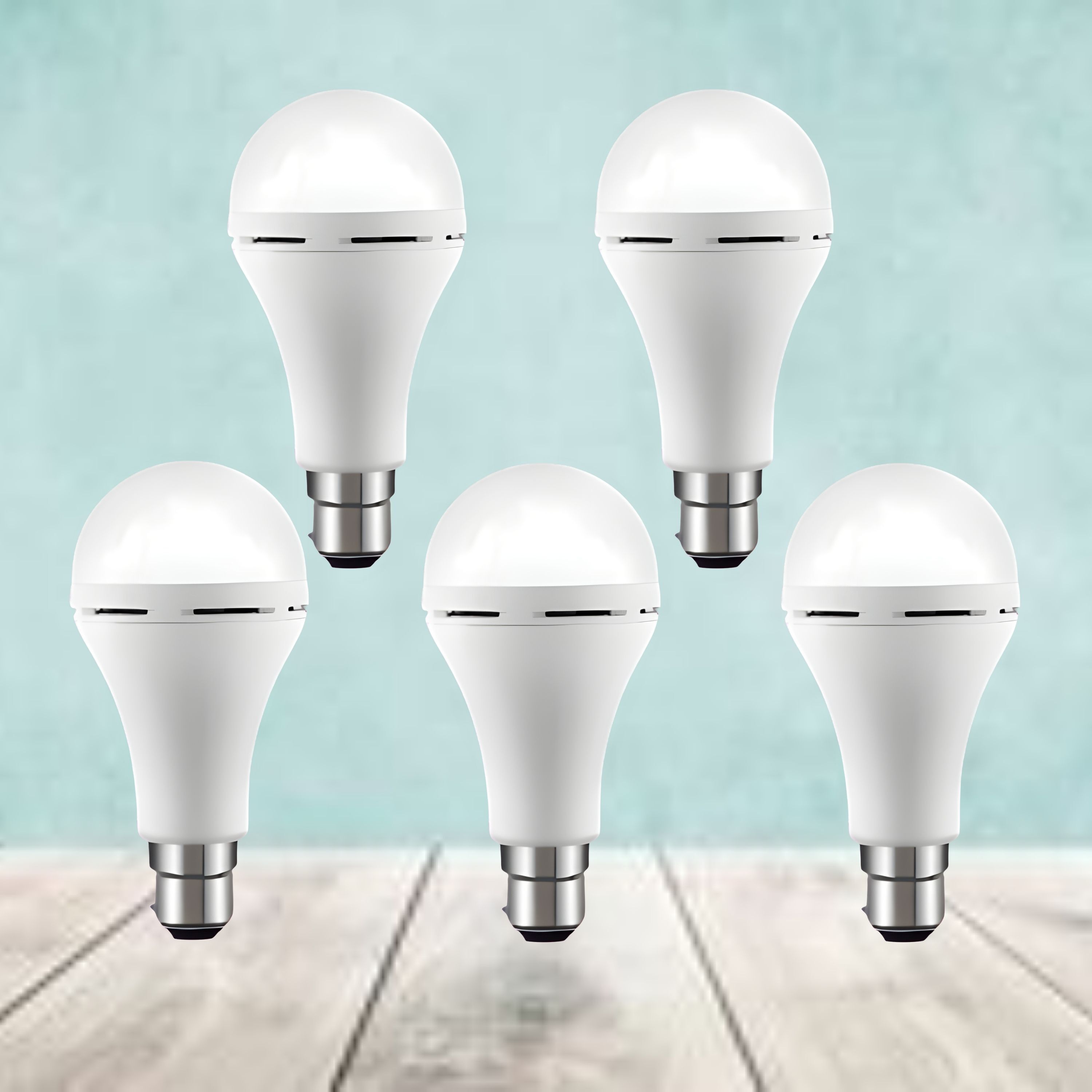 Emergency 15W Inverter LED Bulb with 1200mAh Rechargeable Battery Pack of 5 Q360 4 hrs Bulb Emergency Light-image-13