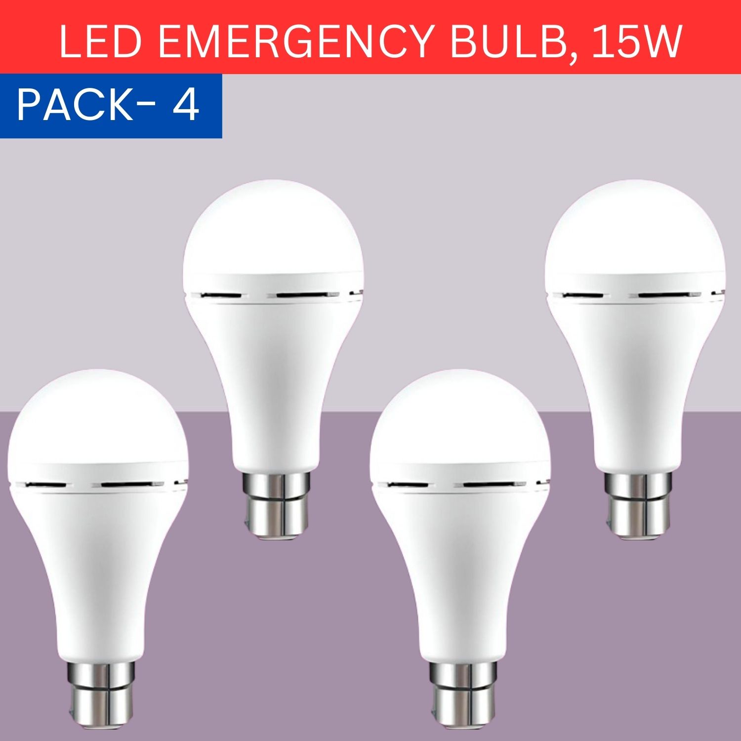 15W Rechargeable Inverter LED Bulb with Upto 4H.Power Cut Lighting Pack of_4B254 4 hrs Bulb Emergency Light-image-33
