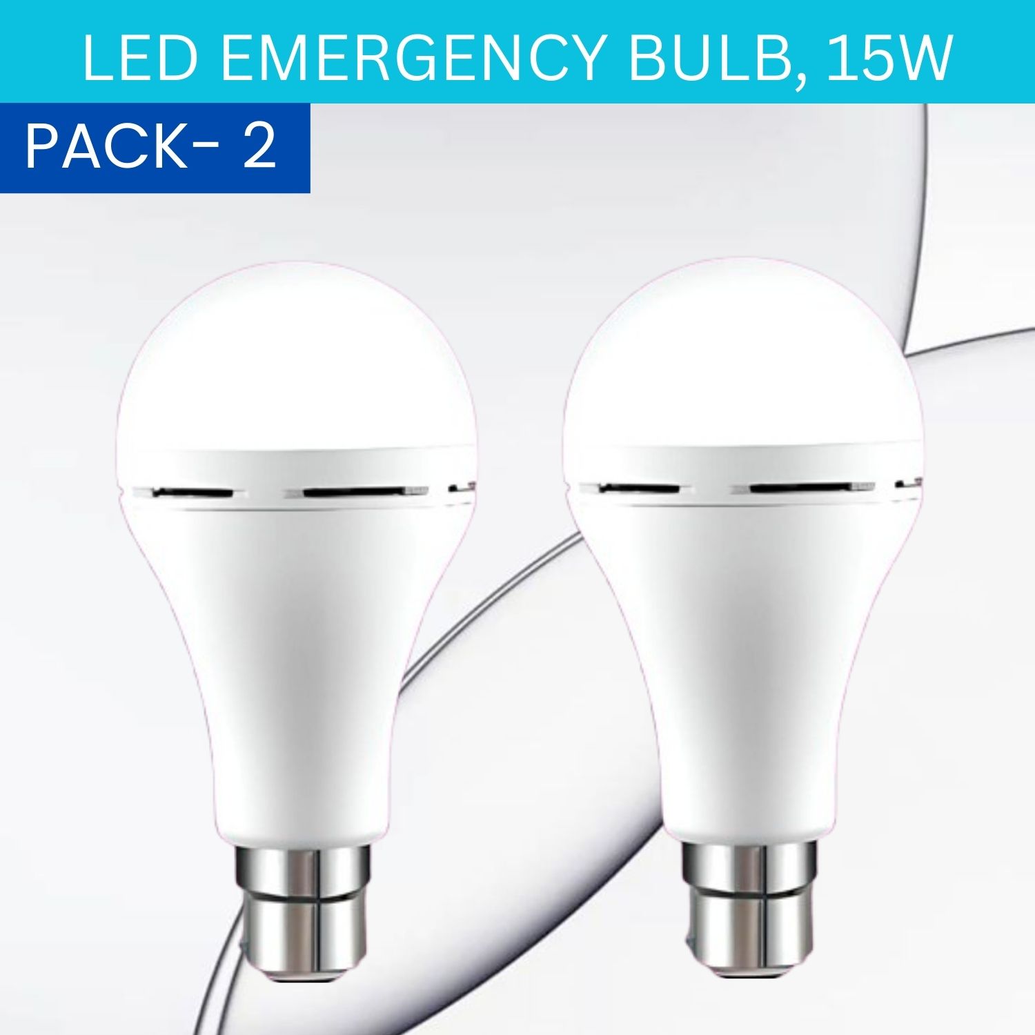 sacro 15W Rechargeable Inverter LED Bulb with Upto 4H.Power Cut Lighting Pack of_2D163 4 hrs Bulb Emergency Light-picture-8