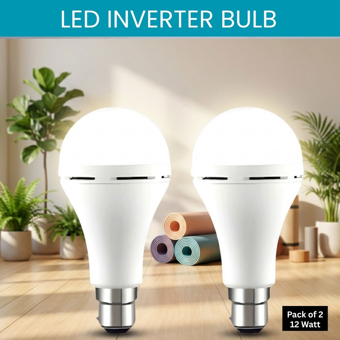 Rechargeable Emergency LED Bulb, Power Cut Backup Light For Home Pack of-2 WJ250 4 hrs Bulb Emergency Light-image-36