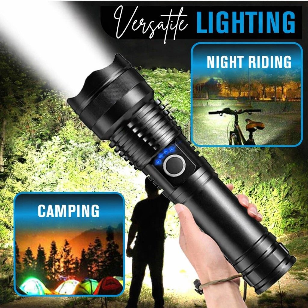 hymasa M983 LED Torch Durable Long Range Flashlight 10 hrs Torch Emergency Light-picture-25