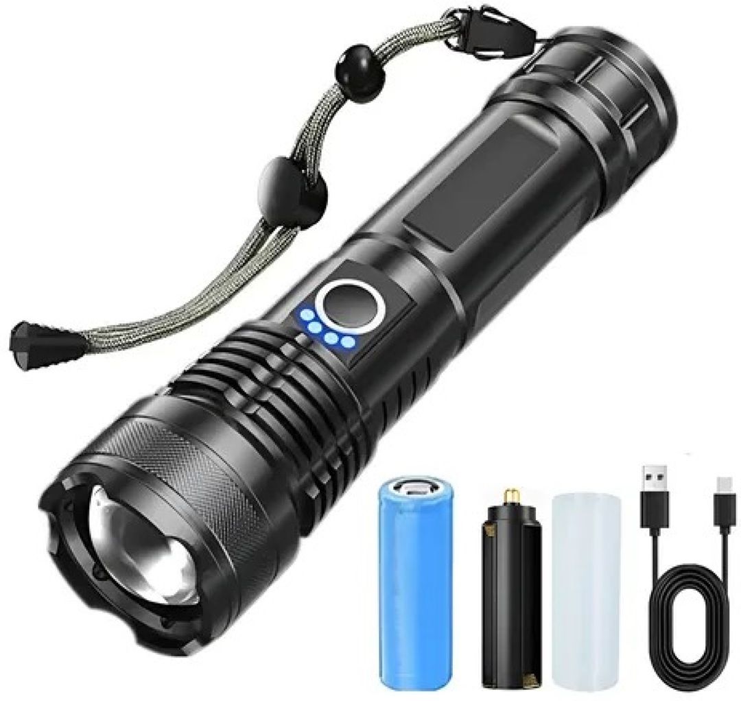 hymasa M983 Zoomable LED Flashlight for Outdoor Emergency Use 10 hrs Torch Emergency Light-picture-17