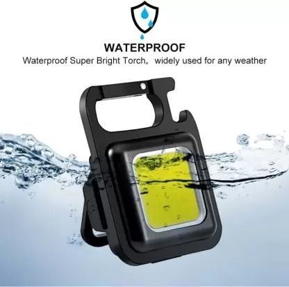 Keychain LED Light Magnetic COB Light_for Fishing_Walking, Outdoors & Camping 5 hrs Bulb Emergency Light-image-21