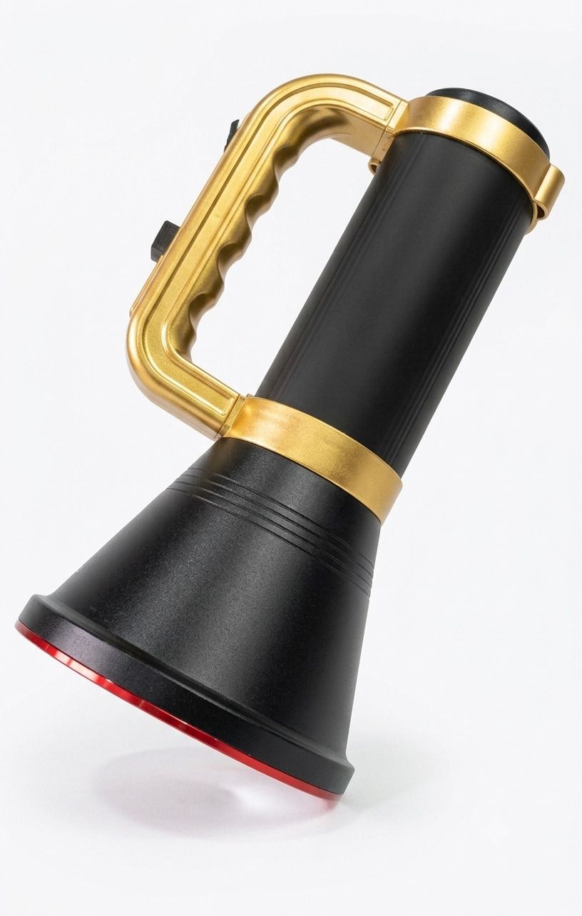 1000 W Water Proof Kisan Torch With 3 Km Long Range,3 modes & Jumbo Metal Body 24 hrs Torch Emergency Light-image-25