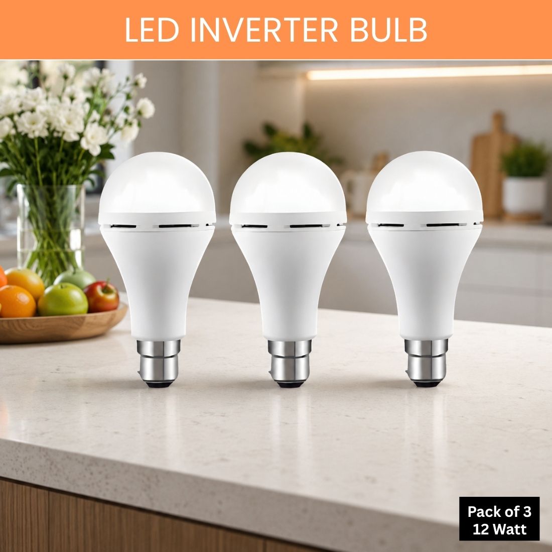 sacro Rechargeable Emergency LED Bulb, Power Cut Backup Light For Home Pack of-3 YP25 4 hrs Bulb Emergency Light-picture-21