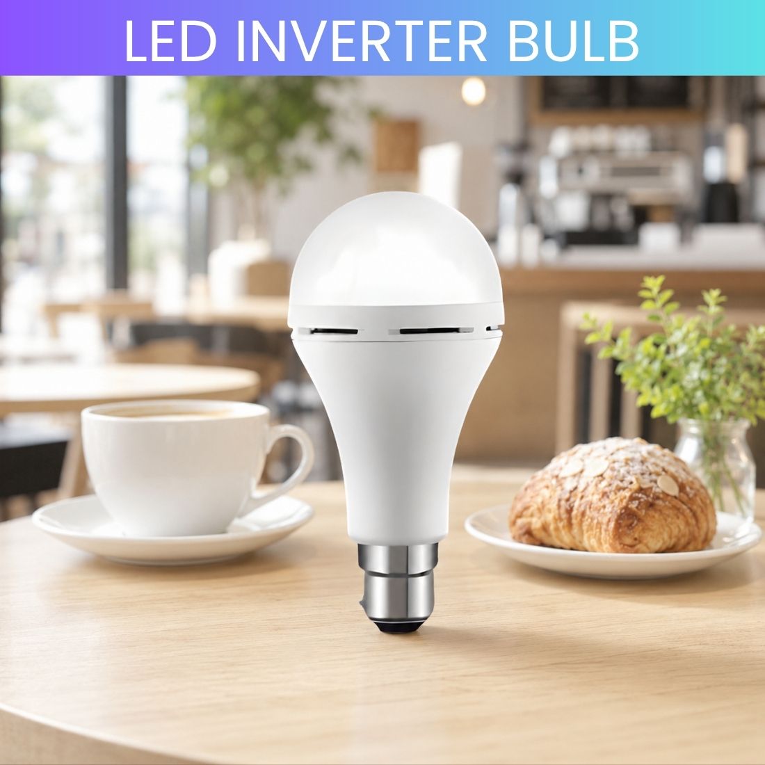 Rechargeable LED Emergency Bulb, Inverter Backup Light for Home Pack of-1JE153 4 hrs Bulb Emergency Light-image-45