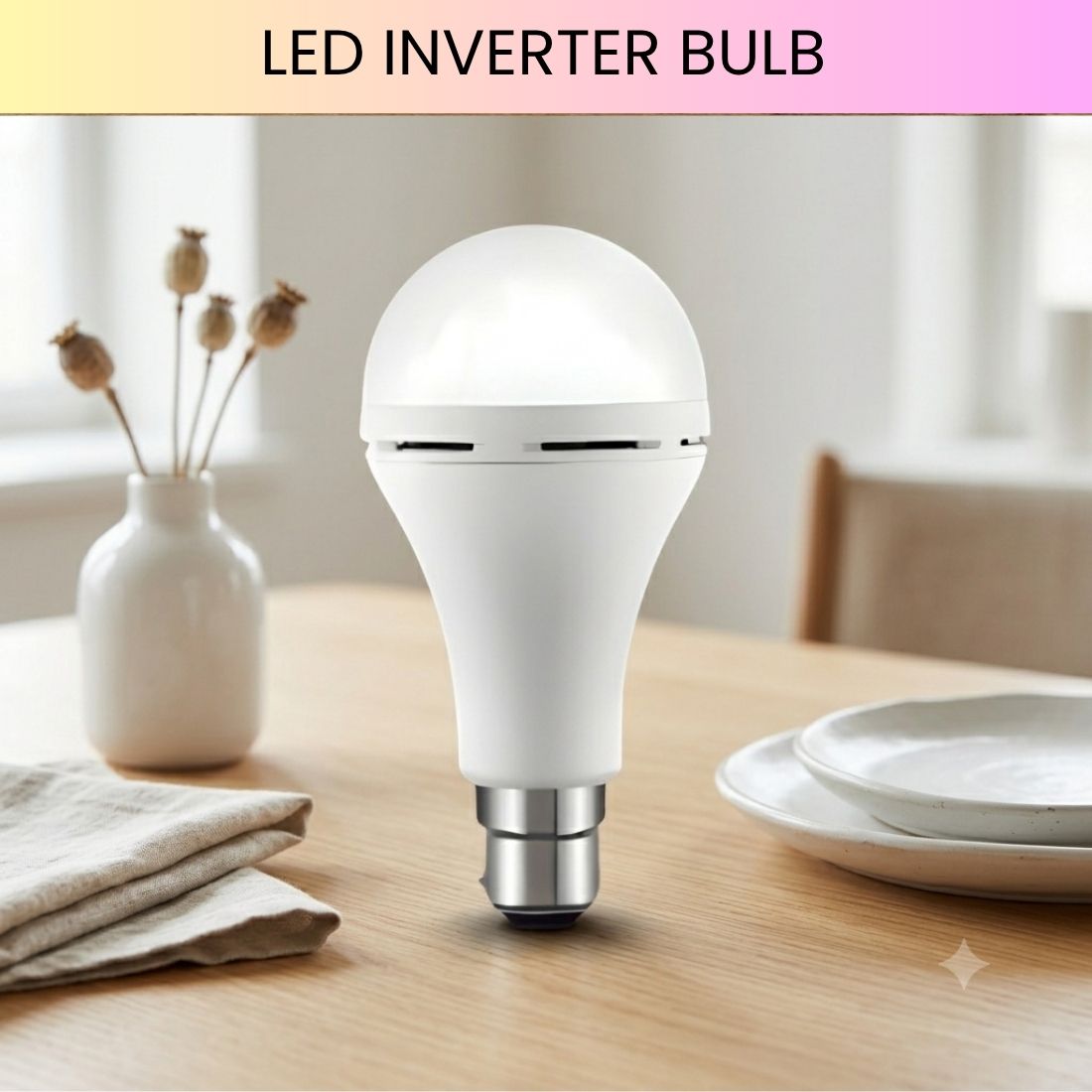 frony Rechargeable LED Emergency Bulb, Inverter Backup Light for Home Pack of-1 WQ382 4 hrs Bulb Emergency Light-picture-33