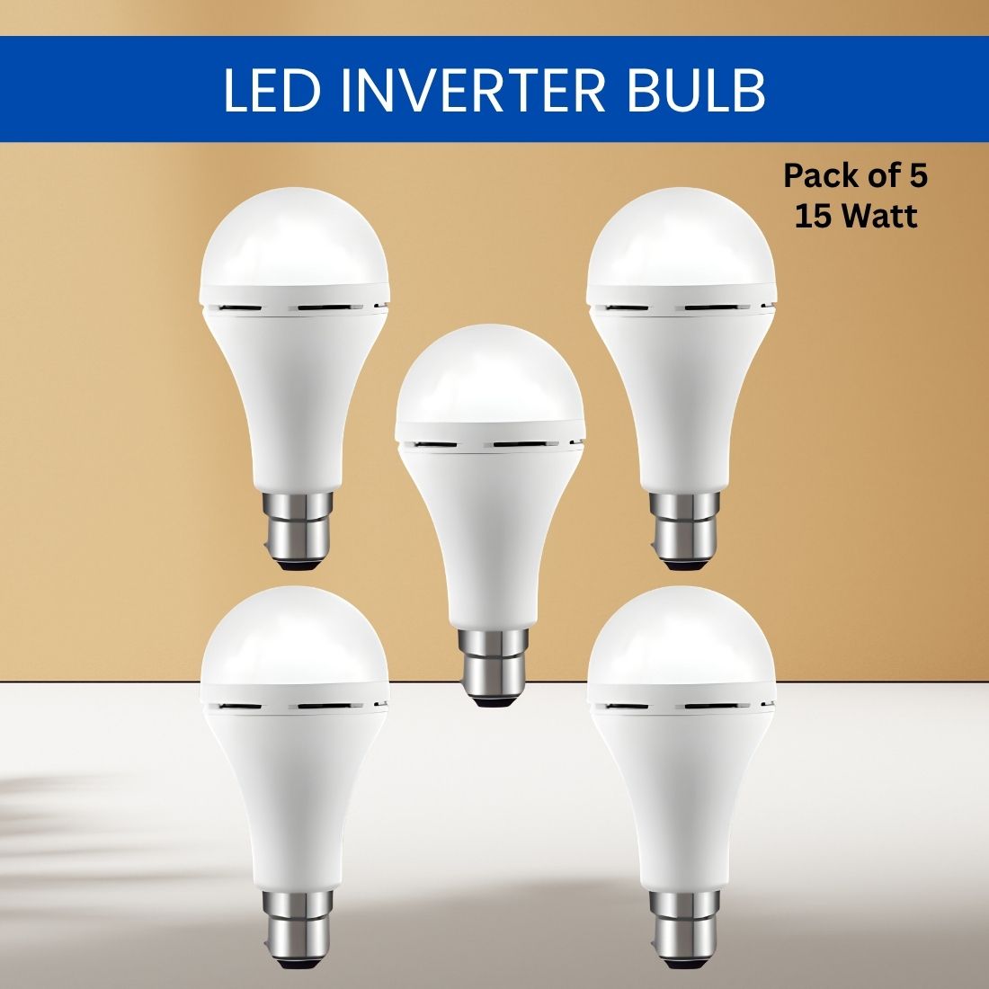 15W Rechargeable Emergency Inverter LED Bulb, Upto 4 Hours Battery For HomeBZ45 4 hrs Bulb Emergency Light-image-47