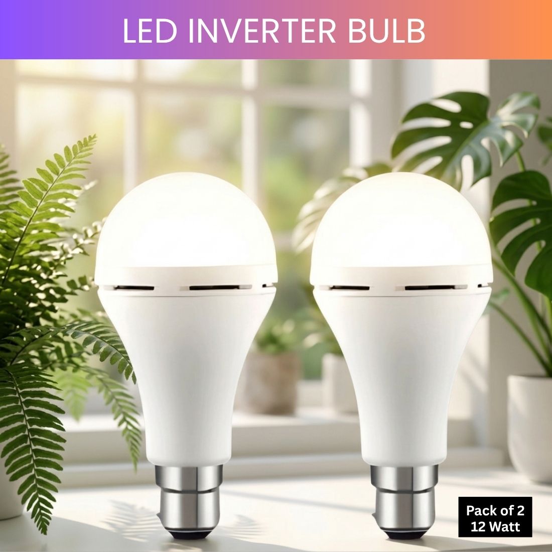 sacro Rechargeable Emergency LED Bulb, Power Cut Backup Light For Home Pack of-2 QF249 4 hrs Bulb Emergency Light-picture-33