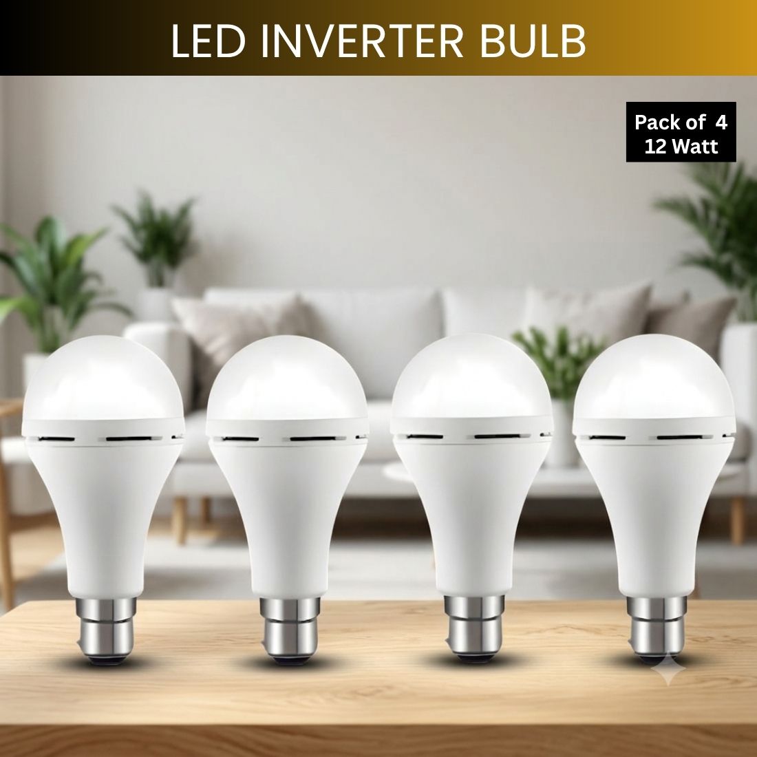 Rechargeable Emergency LED Bulb, Power Cut Backup Light For Home Pack of-4 JT303 4 hrs Bulb Emergency Light-image-24