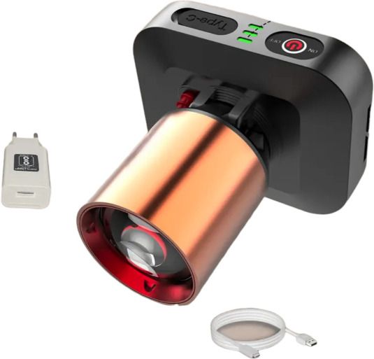 200 W Head Light With 2 Km Long Range,3 Modes & Power Zoom Function 10 hrs Torch Emergency Light-image-37
