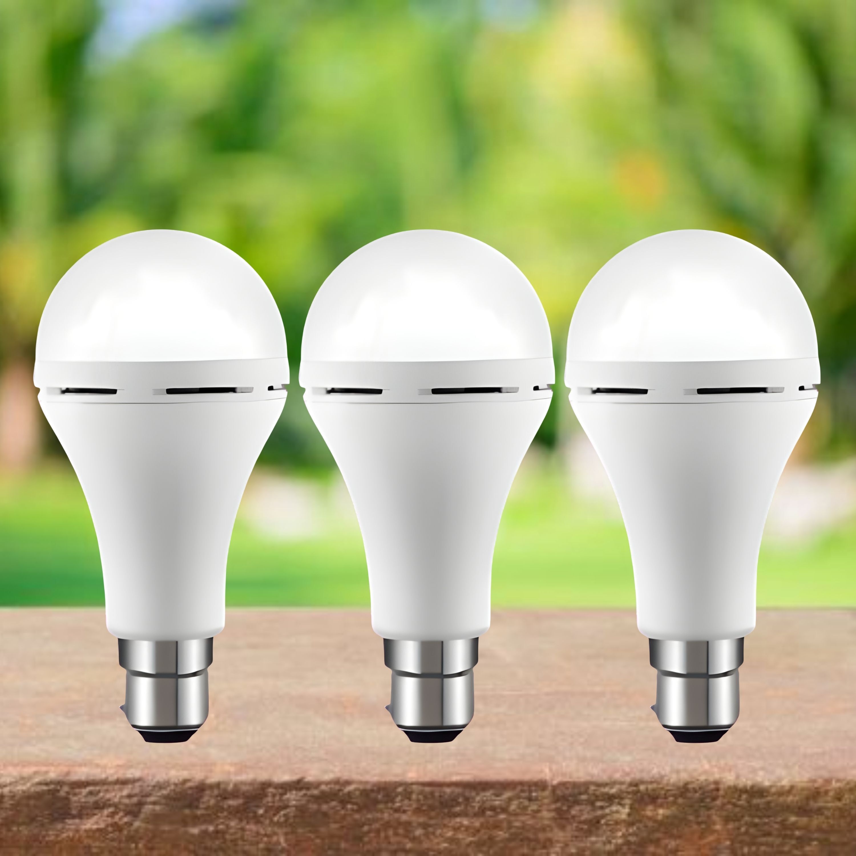 Emergency 15W Inverter LED Bulb with 1200mAh Rechargeable Battery Pack of 3 G196 4 hrs Bulb Emergency Light-image-12