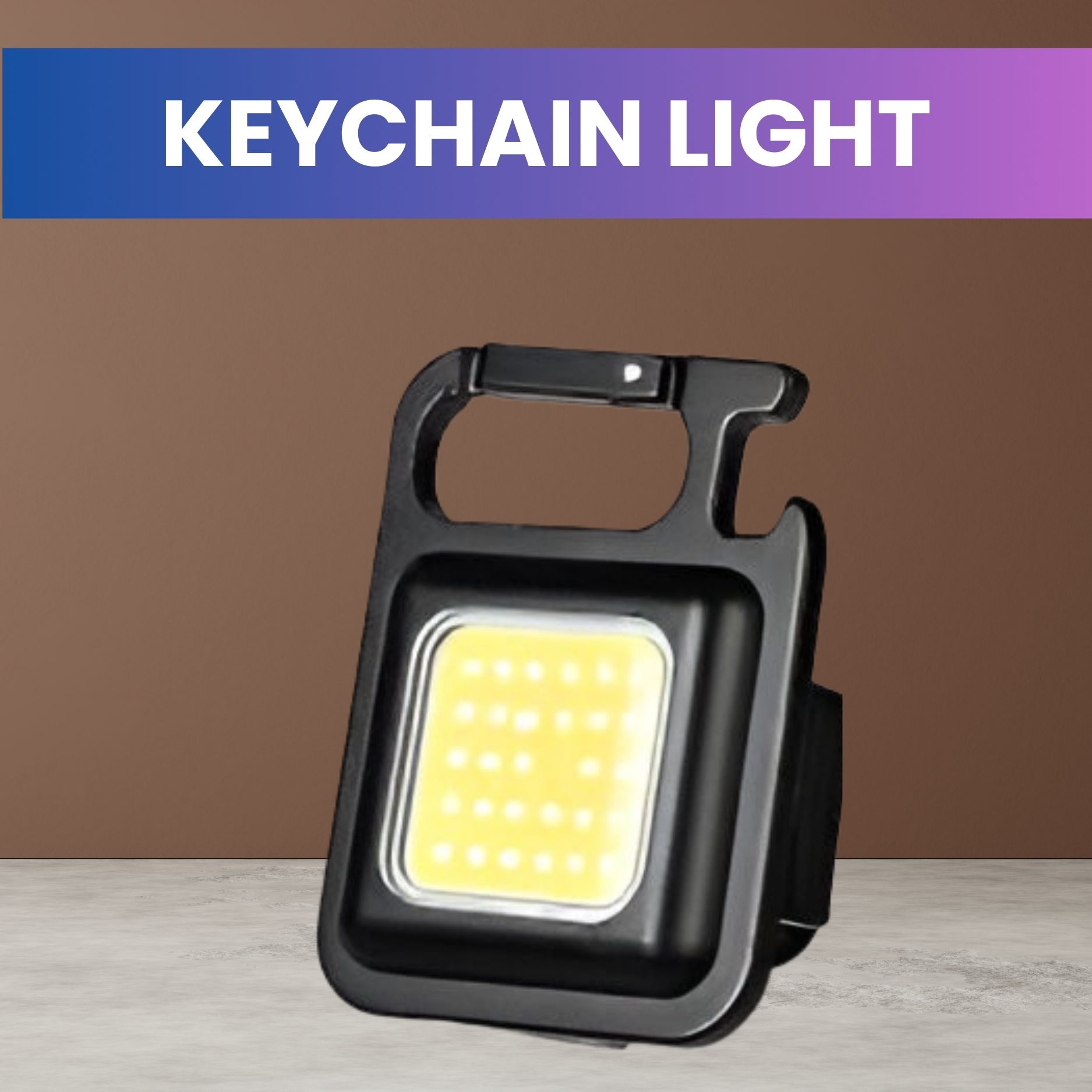 sacro Rechargeable Small (COBB Light) With Keychain and 4 Hours Battery LifeE408 4 hrs Torch Emergency Light-picture-30