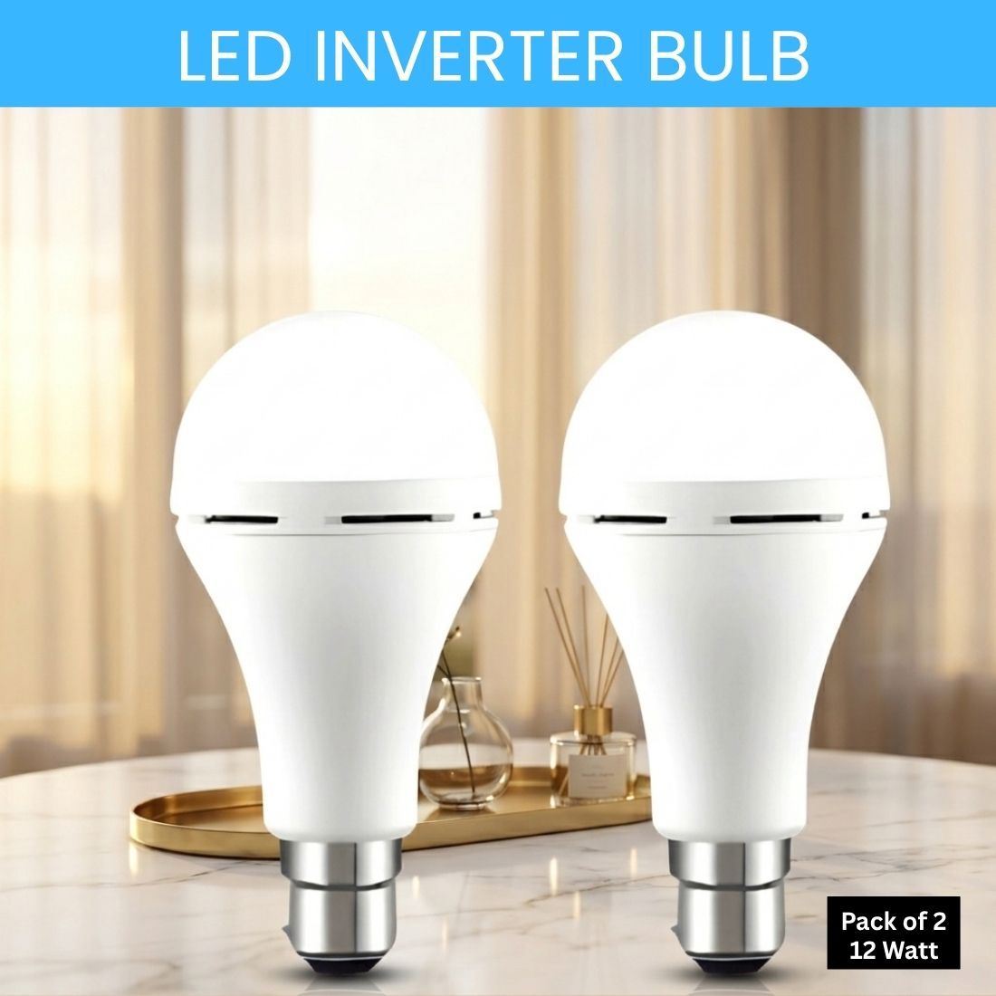 Rechargeable Emergency LED Bulb, Power Cut Backup Light For Home Pack of-2 EJ63 4 hrs Bulb Emergency Light-image-37