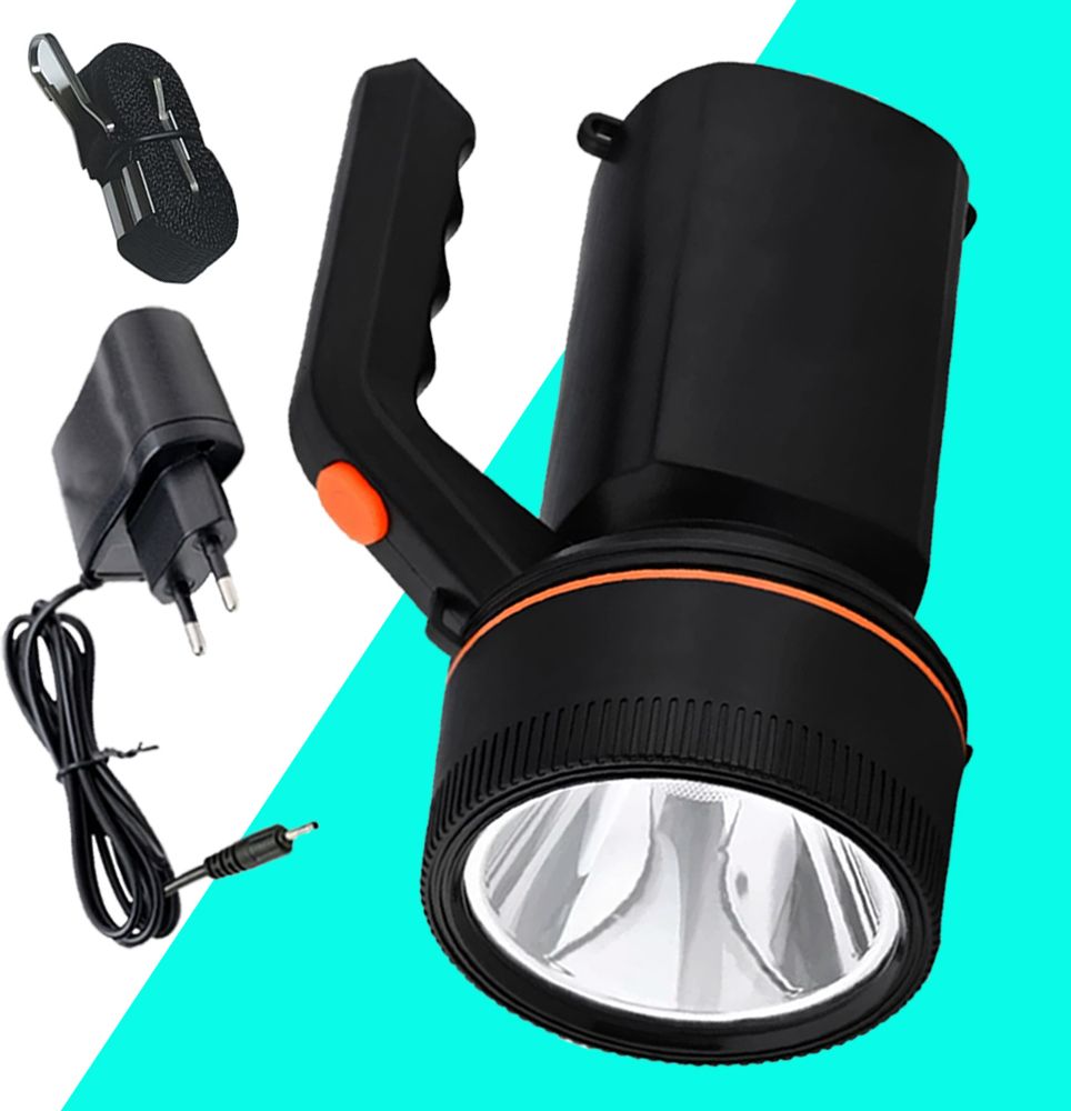 seegate New rechargeable powerful chargeable flashlight torch 6 hrs Torch Emergency Light-picture-38