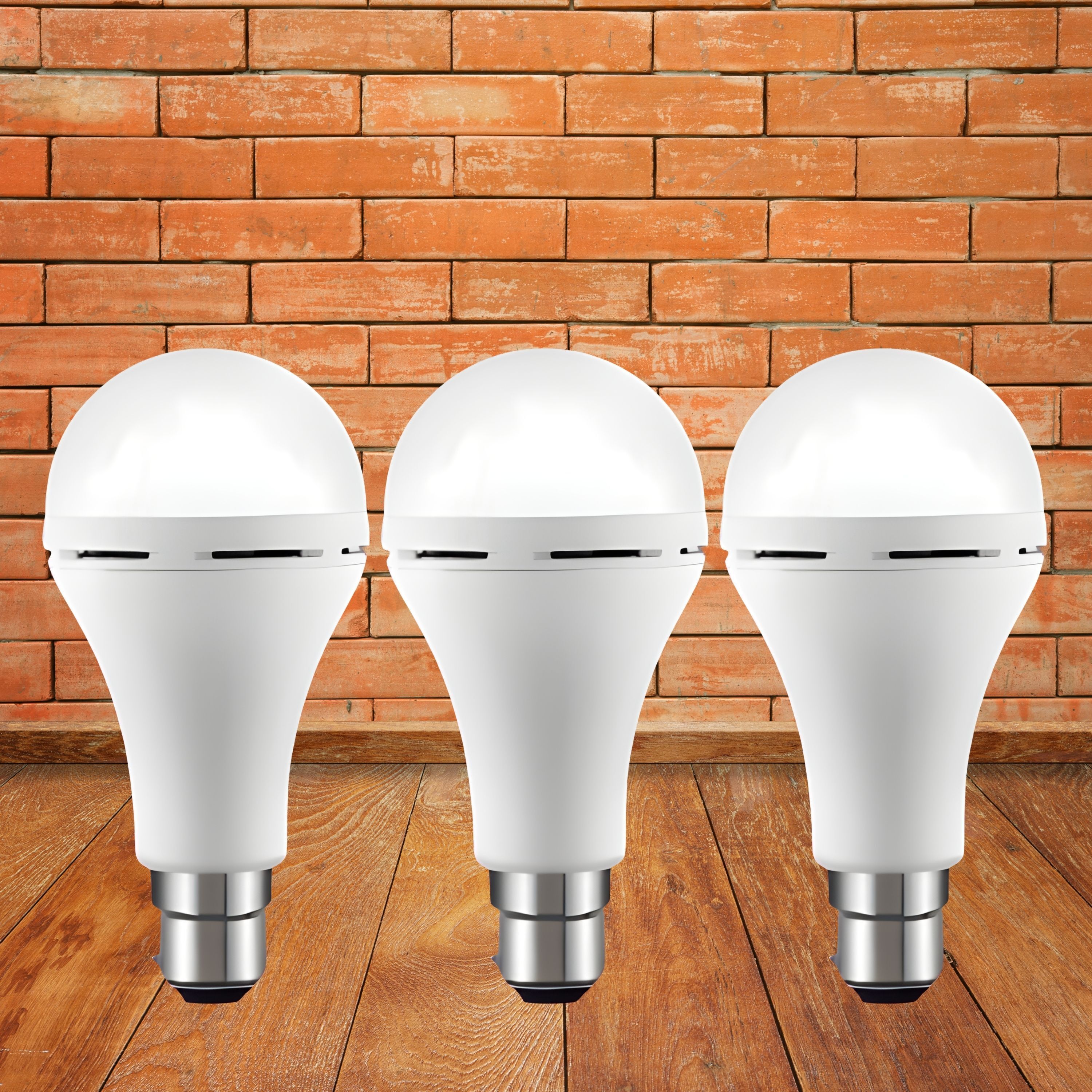 Emergency 15W Inverter LED Bulb with 1200mAh Rechargeable Battery Pack of 3 F246 4 hrs Bulb Emergency Light-image-20