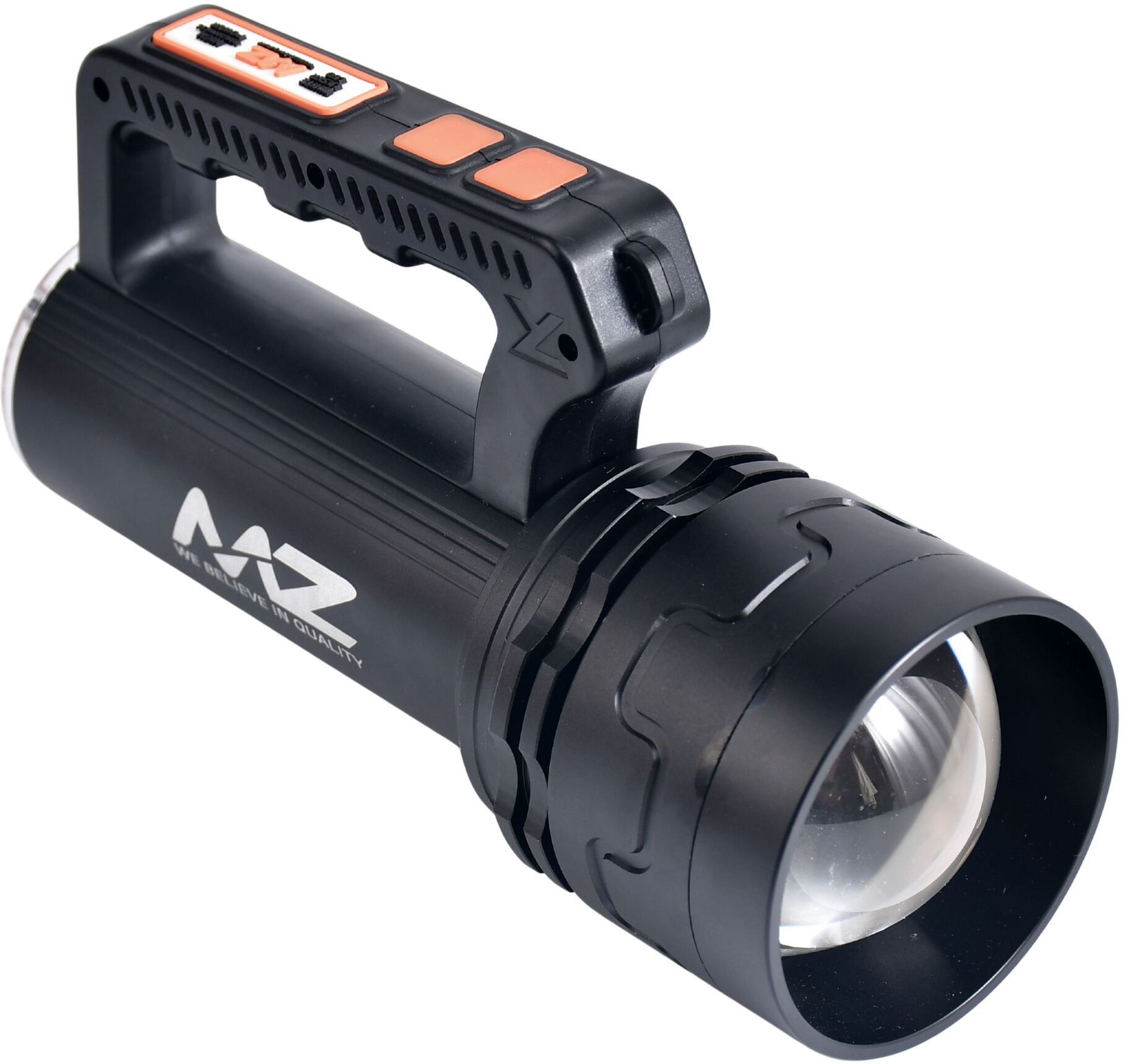 M294 (RECHARGEABLE SEARCH LIGHT) 500W Laser LED, 7-14 hrs Working Time 14 hrs Torch Emergency Light