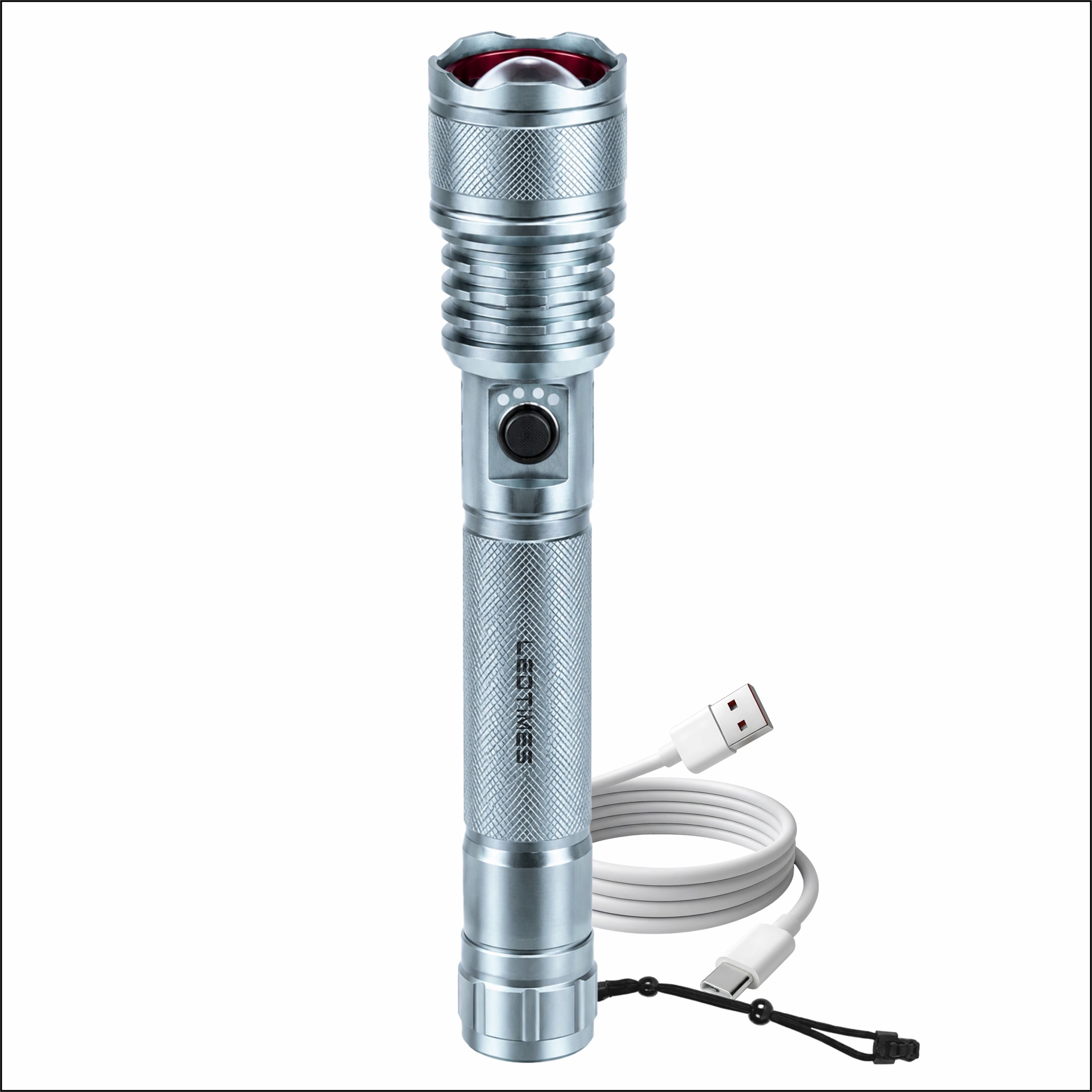 Multipurpose Rechargeable LED Flash Searchlight for Camping, Travel and Home 6 hrs Torch Emergency Light-image-22