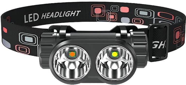 LED Headlamp USB Rechargeable miner's Lamp Outdoor Night 4 hrs Torch Emergency Light