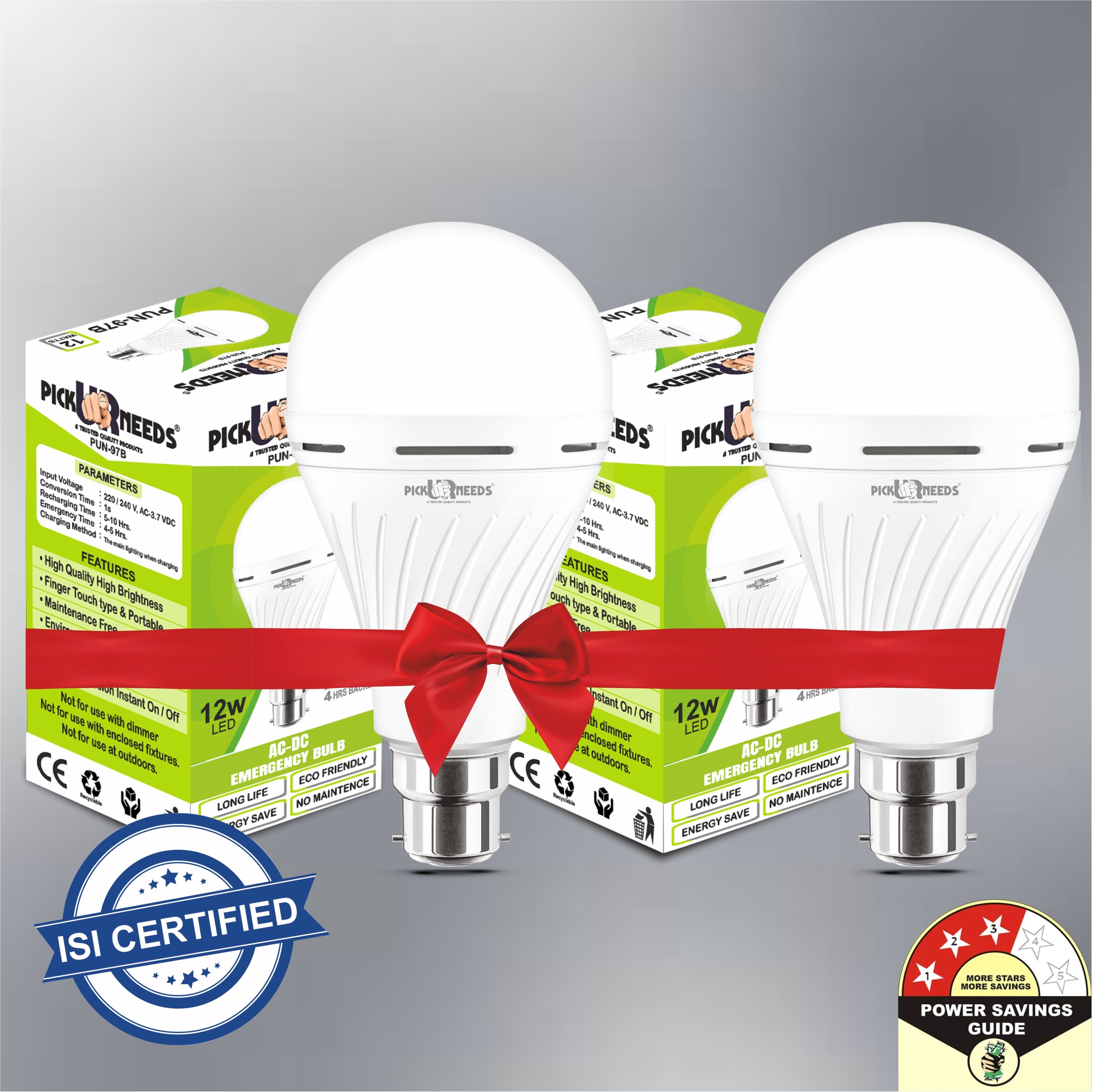 make ur wish 12 W Inverter Standard B22 D Inverter Bulb-picture-13