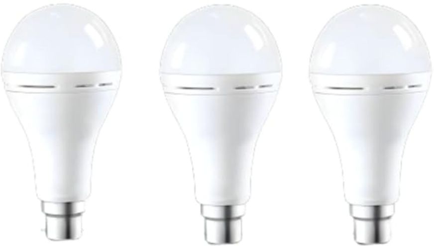 12W Inverter Led AC-DC Bulb Emergency Light Rechargeable Bulb 4 Hr Backup Pack-2 4 hrs Bulb Emergency Light