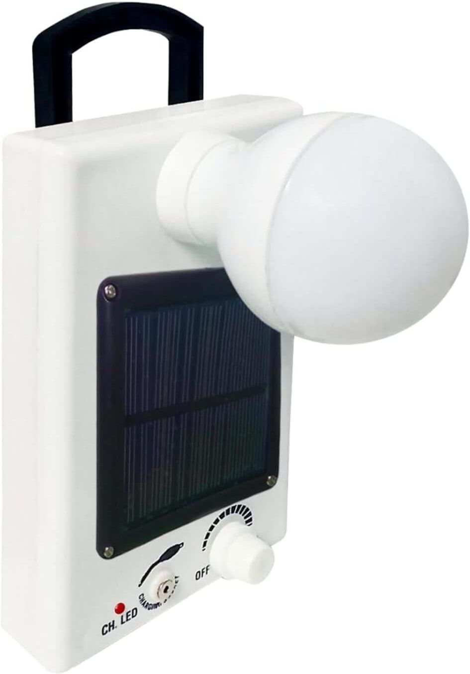 vermaji Plastic Rechargeable with Solar Panel 6 hrs Lantern Emergency Light-picture-1