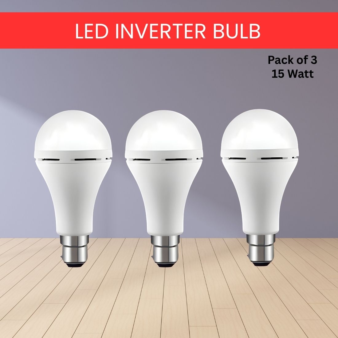 15W Rechargeable Emergency Inverter LED Bulb, Upto 4 Hours Battery For HomeSV60 4 hrs Bulb Emergency Light-image-43