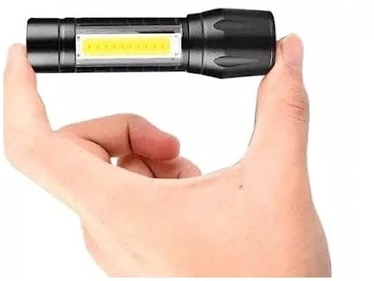 Waterproof Metal High quality LED Flashlight ,Super Bright, 3 Light Modes 1280 6 hrs Torch Emergency Light-image-20
