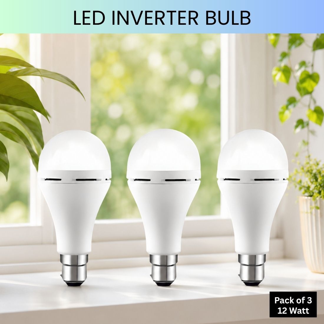 Rechargeable Emergency LED Bulb, Power Cut Backup Light For Home Pack of-3 YO285 4 hrs Bulb Emergency Light-image-11