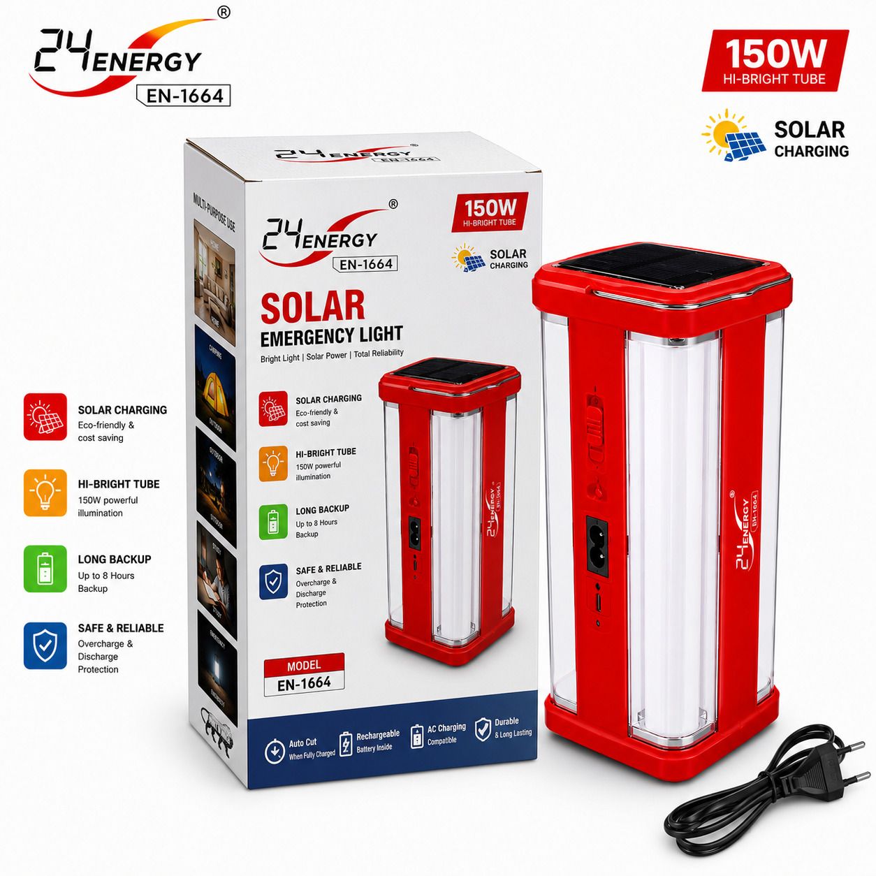 skb EN-1664R 8 hrs Lantern Emergency Light-picture-45