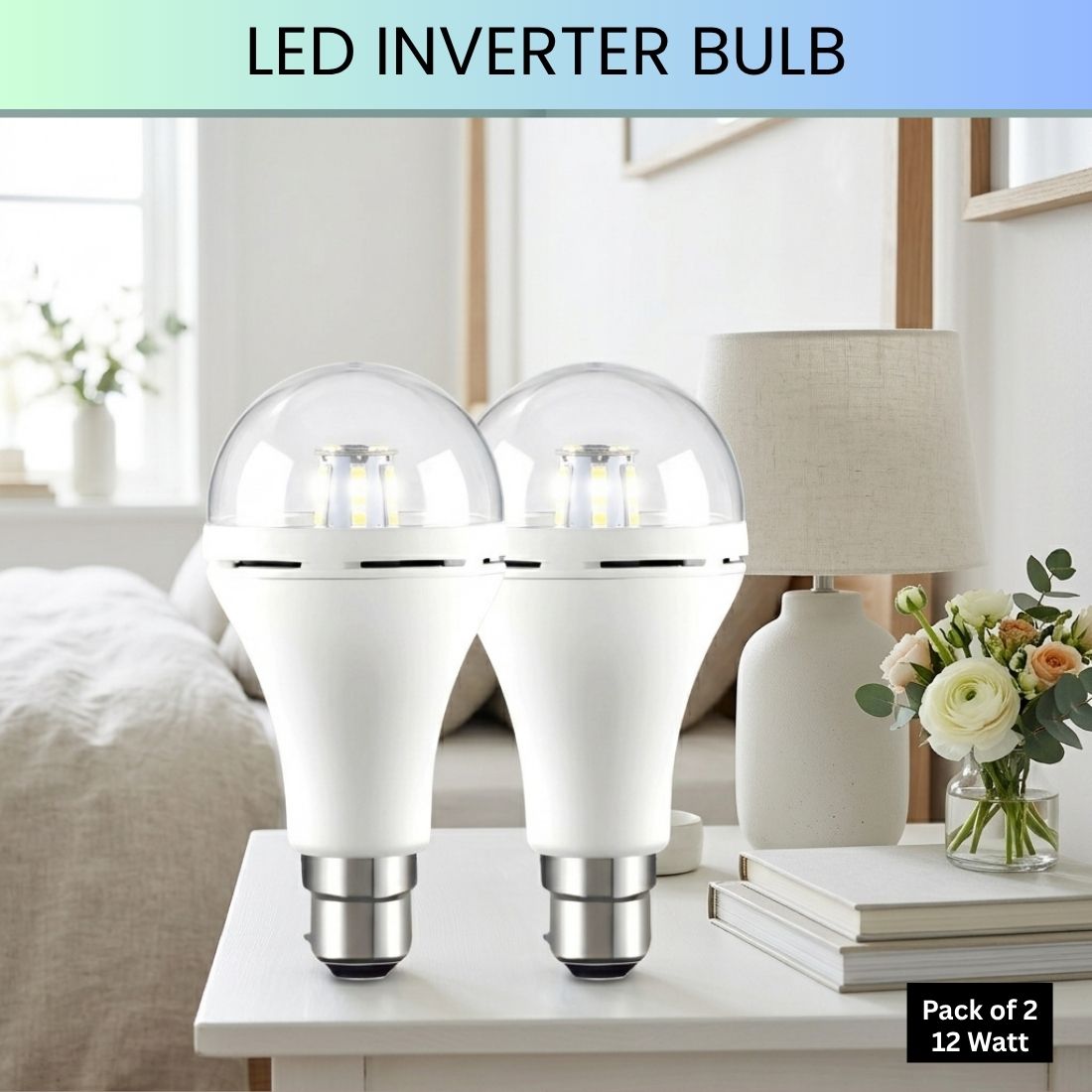 Rechargeable Emergency LED Bulb, Power Cut Backup Light For Home Pack of-2 EG495 4 hrs Bulb Emergency Light-image-28