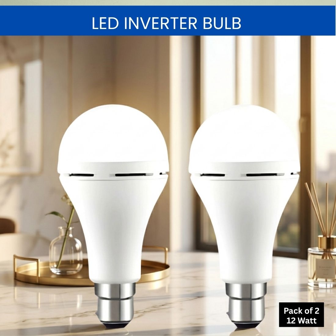 sacro Rechargeable Emergency LED Bulb, Power Cut Backup Light For Home Pack of-2 QF165 4 hrs Bulb Emergency Light-picture-45