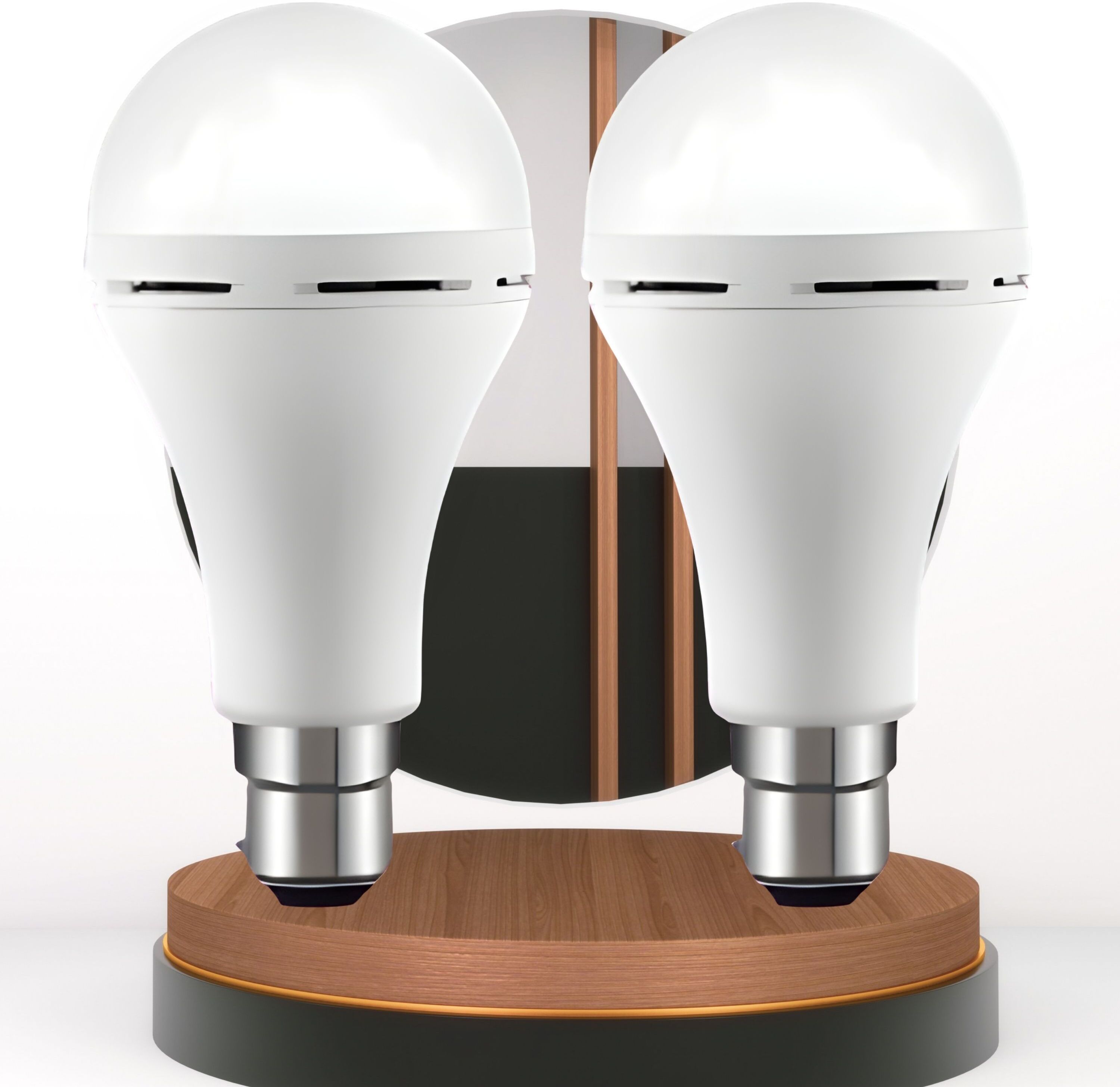 Emergency 15W Inverter LED Bulb with 1200mAh Rechargeable Battery Pack of 2 A194 4 hrs Bulb Emergency Light-image-15