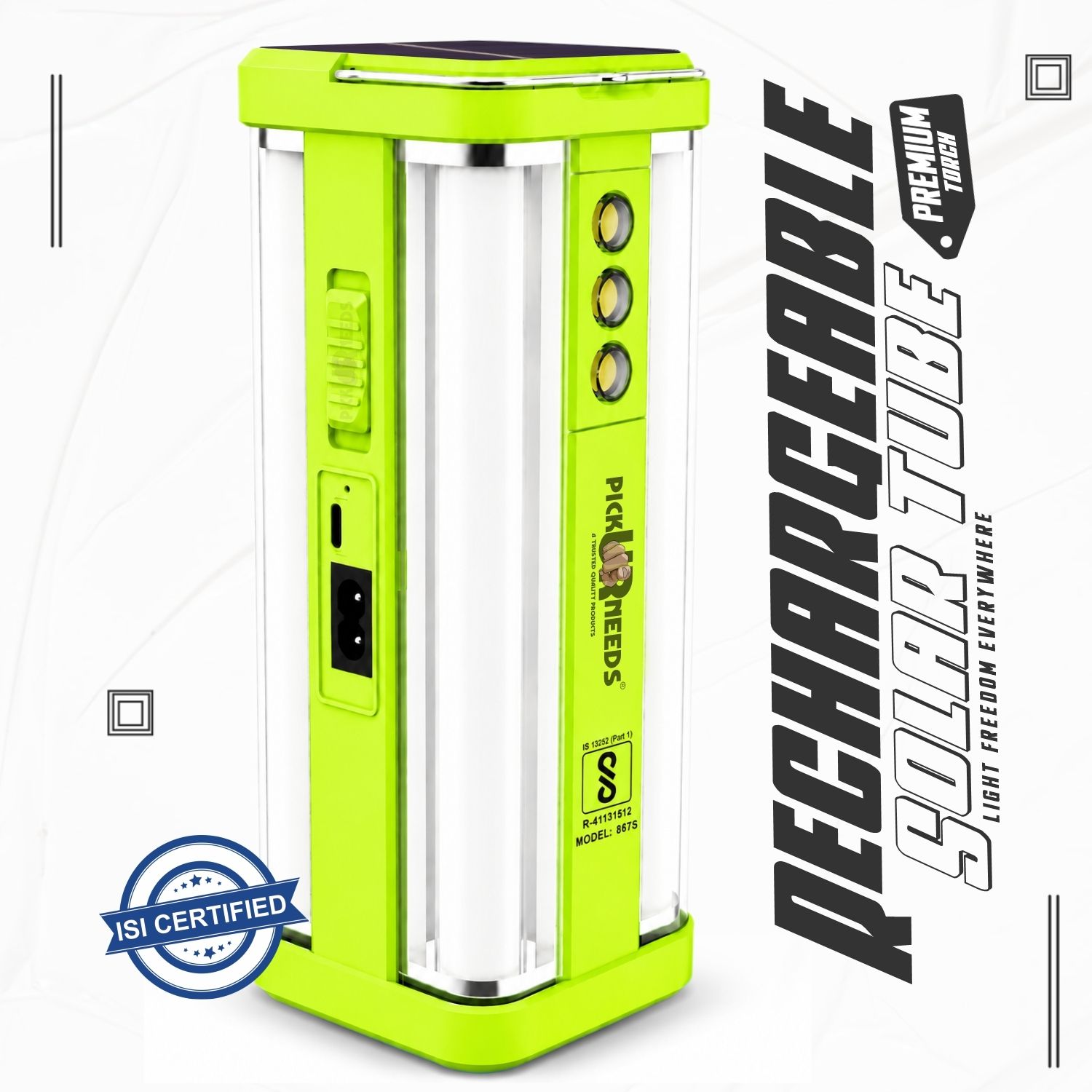 pick ur needs Solar Rechargeable 80w 4 Side LED Lantern Tube Home 8 hrs Lantern Emergency Light-picture-11