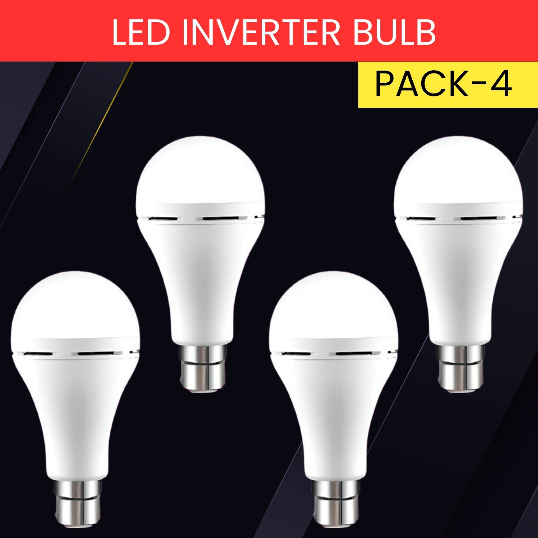 sacro 12W Emergency Inverter Bulb, Rechargeable Emergency Led Bulb For Power CutsQW71 4 hrs Bulb Emergency Light-picture-29
