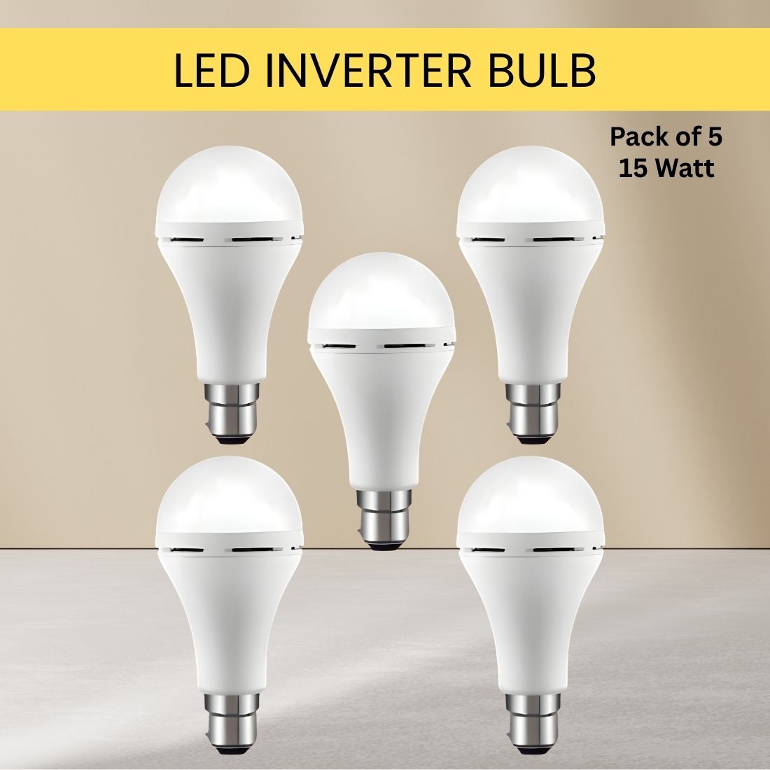 15W Rechargeable Emergency Inverter LED Bulb, Upto 4 Hours Battery For HomeNX230 4 hrs Bulb Emergency Light-image-36